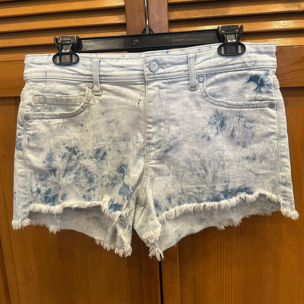 Guess Los Angeles Women’s Denim Cutoff Jean Shorts With Fringe